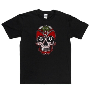 Team Sugar Skull Red White Alternative Regular T-Shirt