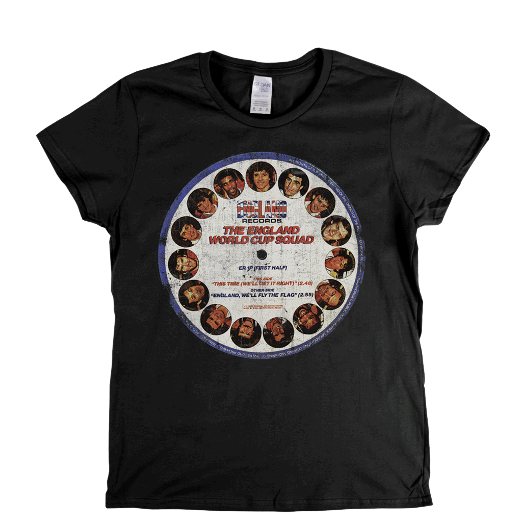 The England Picture Disc Womens T-Shirt