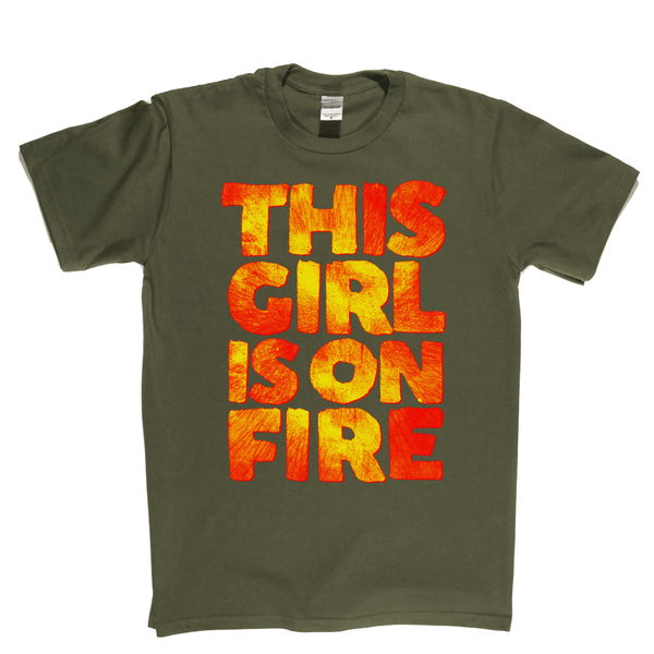 This Girl Is On Fire Regular T-Shirt