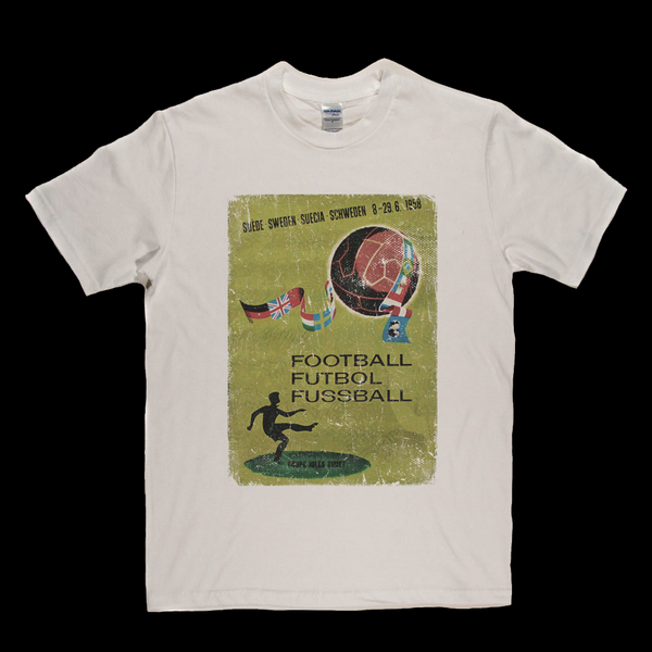 Sweden World Cup 1958 Poster T-Shirt