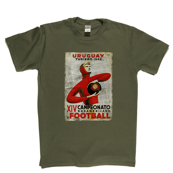 Uruguay Turismo 1942 Poster Regular T-Shirt