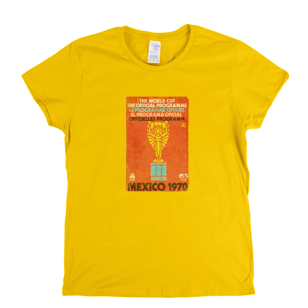 Mexico 70 World Cup Programme Womens T-Shirt