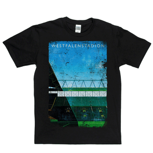 Westfalenstadion Football Ground Poster Regular T-Shirt