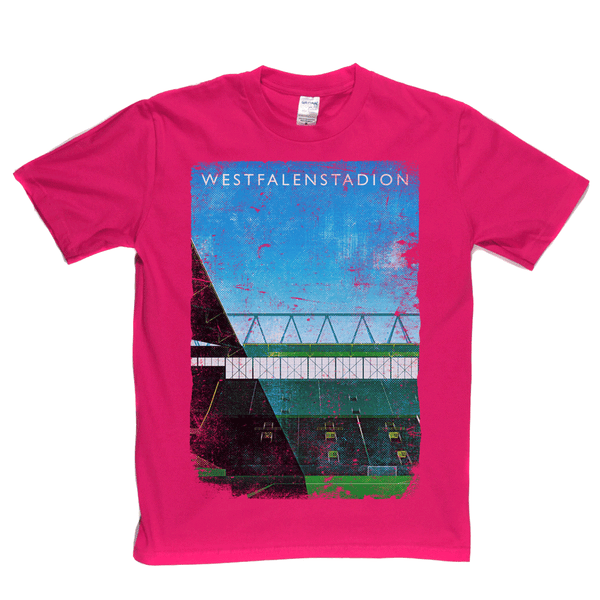 Westfalenstadion Football Ground Poster Regular T-Shirt