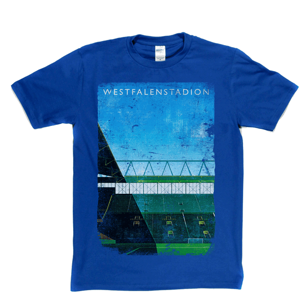 Westfalenstadion Football Ground Poster Regular T-Shirt