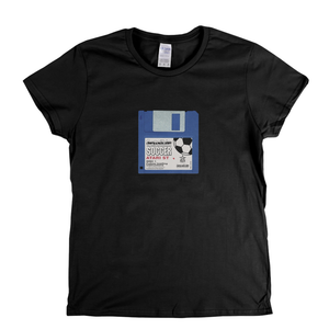 Sensible Soccer Floppy Disk Womens T-Shirt