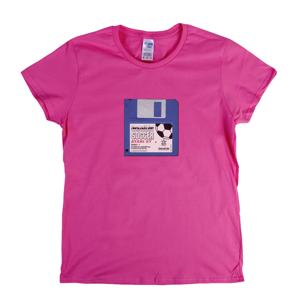 Sensible Soccer Floppy Disk Womens T-Shirt