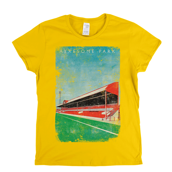 Ayresome Park Poster Womens T-Shirt