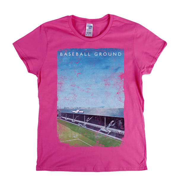 Baseball Ground Poster Womens T-Shirt