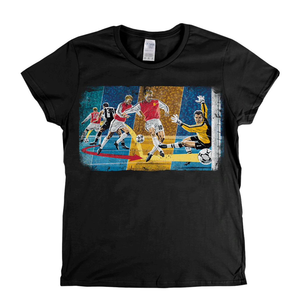 Bergkamp Goal Womens T-Shirt