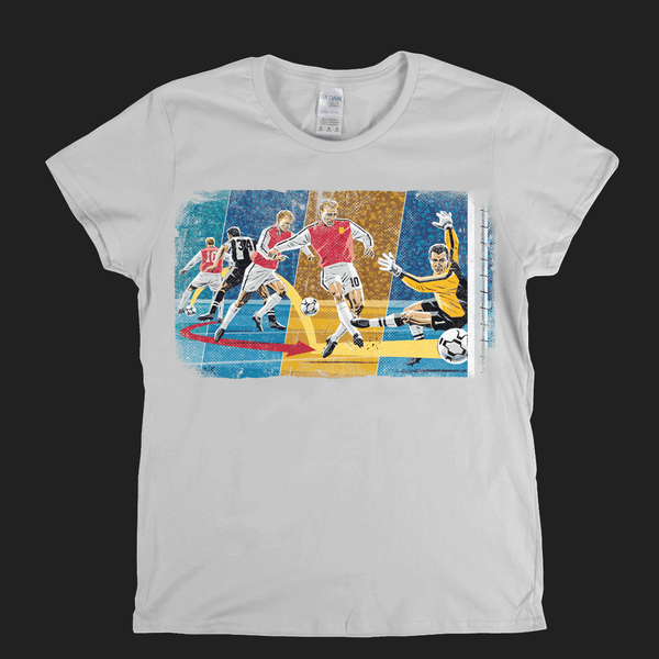Bergkamp Goal Womens T-Shirt
