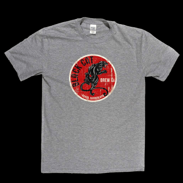 Black Cat Beer Label Regular T-Shirt