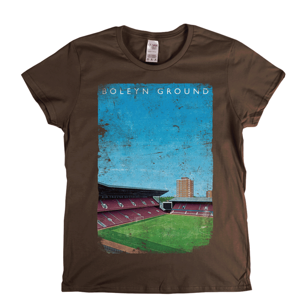 Boleyn Ground Poster Womens T-Shirt