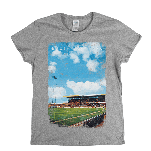 Boothferry Park Football Ground Poster Womens T-Shirt