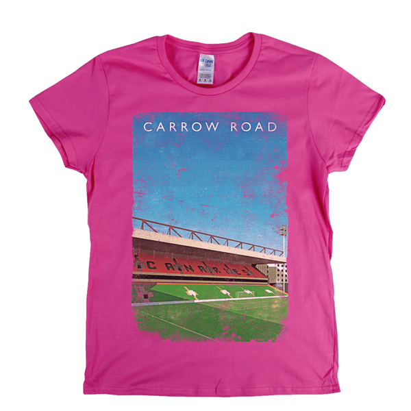 Carrow Road Poster Womens T-Shirt