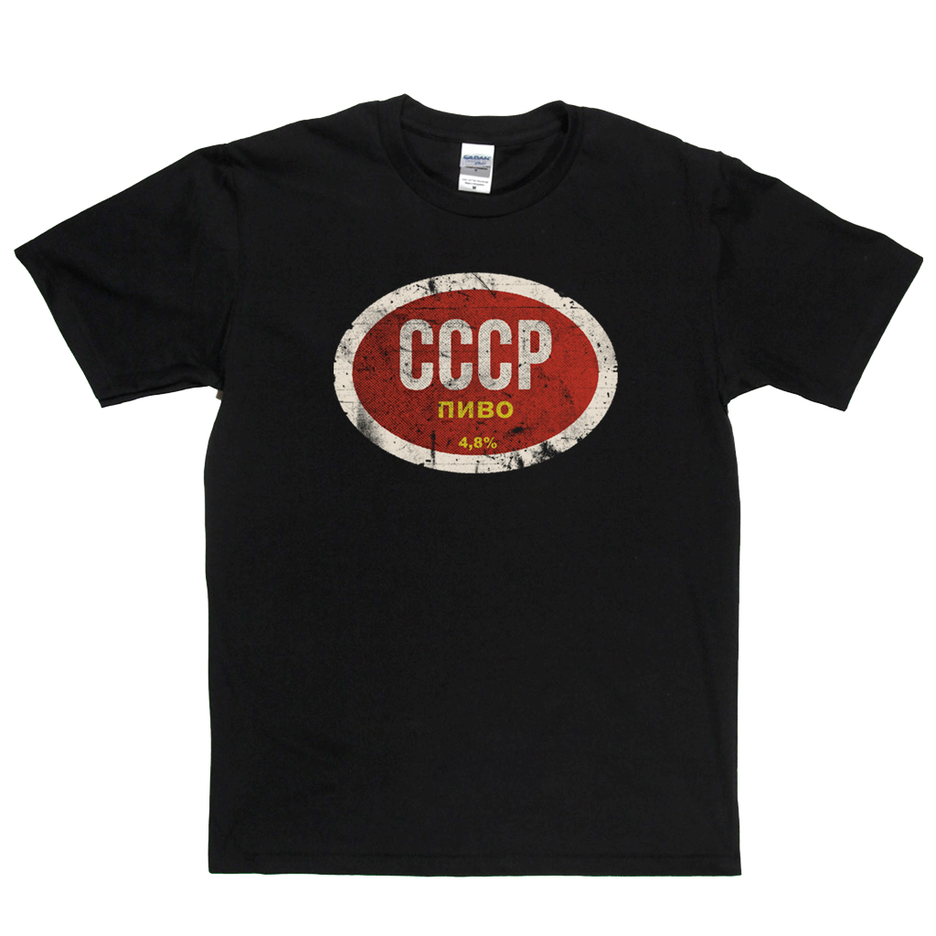 Cccp Beer Label Regular T-Shirt