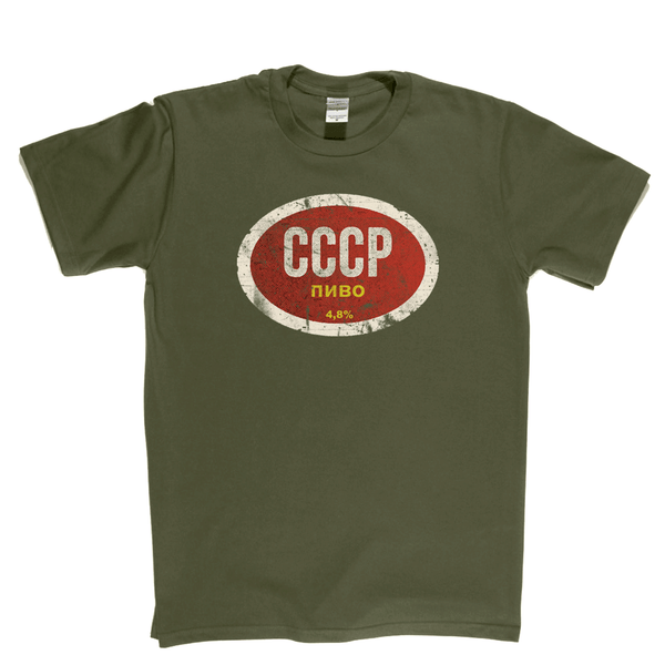 Cccp Beer Label Regular T-Shirt