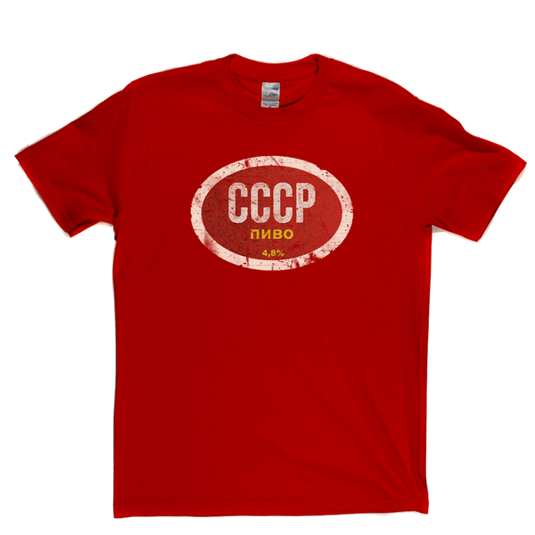 Cccp Beer Label Regular T-Shirt