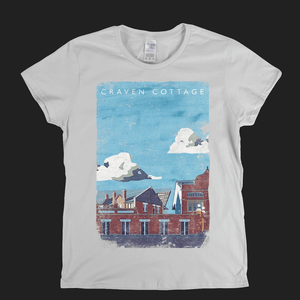 Craven Cottage Poster Womens T-Shirt