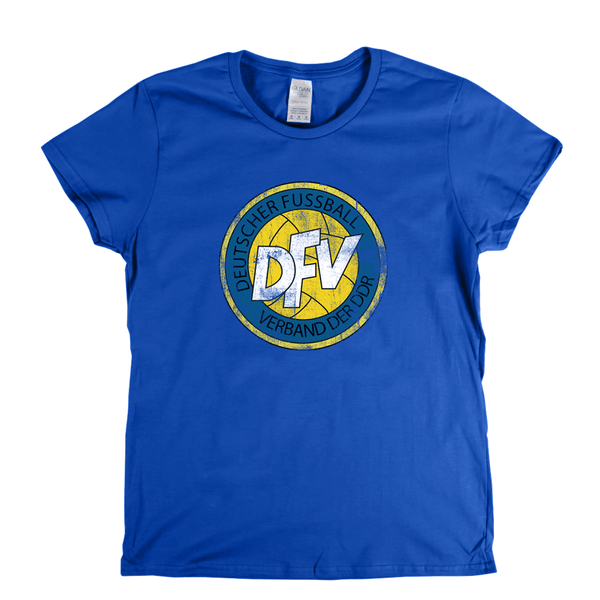 Deutscher Fussball Verband Der Ddr Womens T-Shirt
