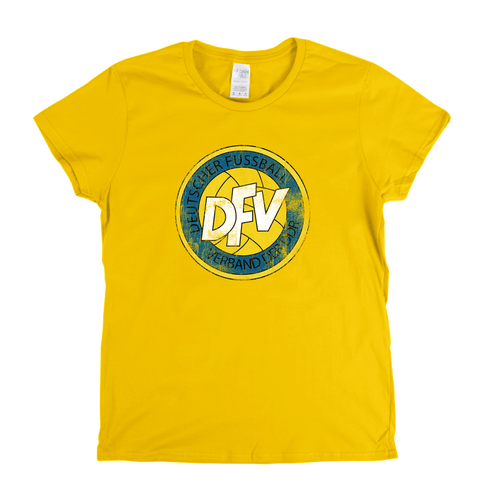 Deutscher Fussball Verband Der Ddr Womens T-Shirt
