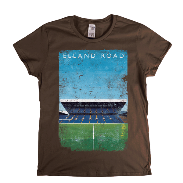 Elland Road Poster Womens T-Shirt