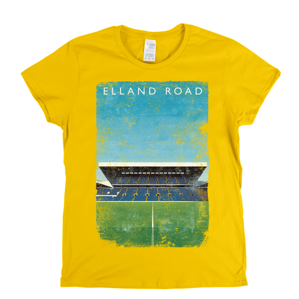 Elland Road Poster Womens T-Shirt