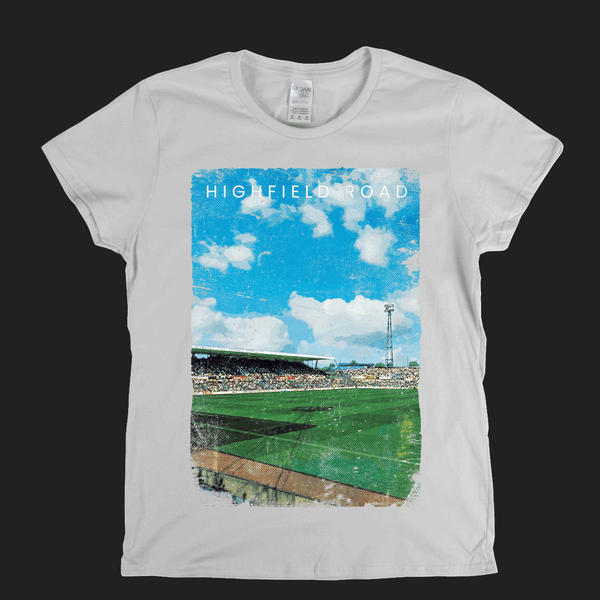 Highfield Road Football Ground Poster Womens T-Shirt