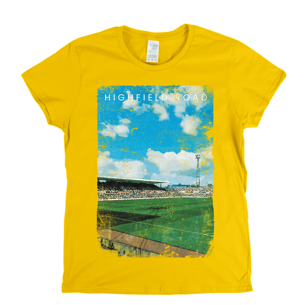 Highfield Road Football Ground Poster Womens T-Shirt