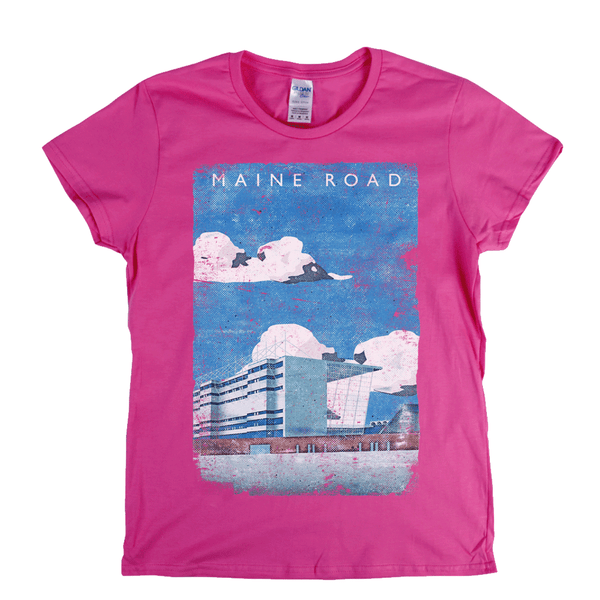 Maine Road Poster Womens T-Shirt