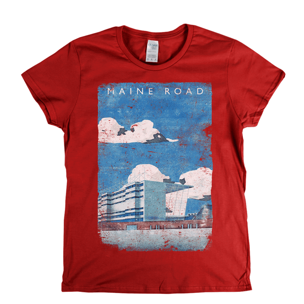 Maine Road Poster Womens T-Shirt