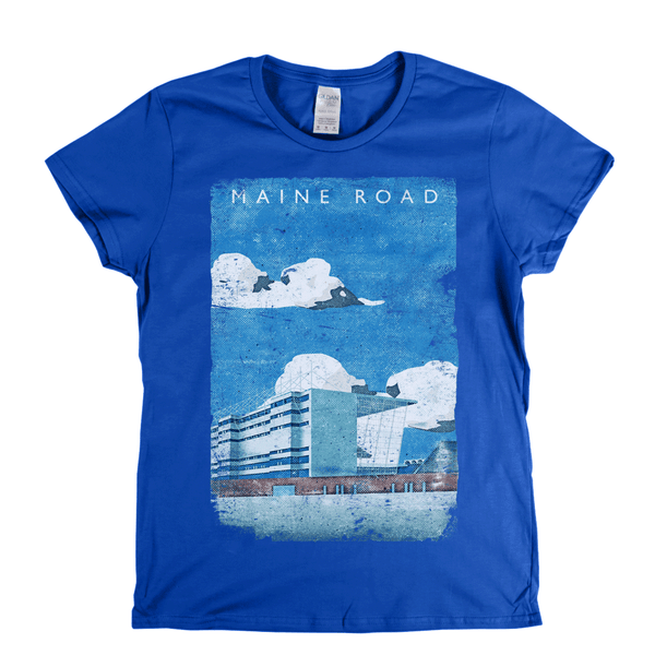 Maine Road Poster Womens T-Shirt