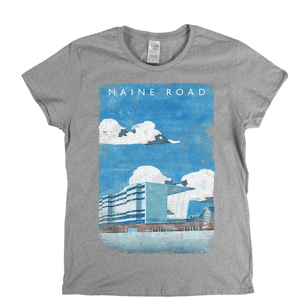 Maine Road Poster Womens T-Shirt