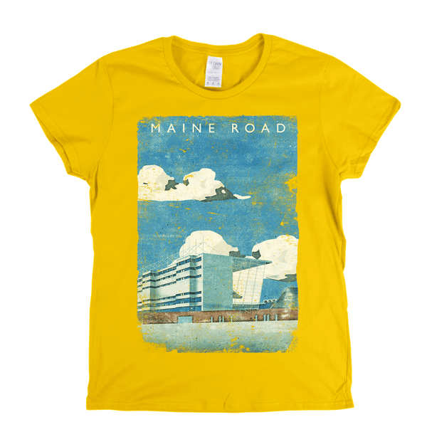 Maine Road Poster Womens T-Shirt