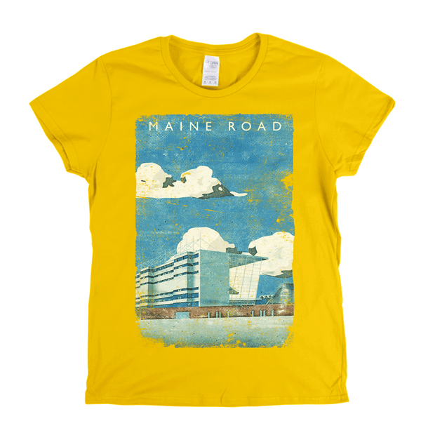Maine Road Poster Womens T-Shirt