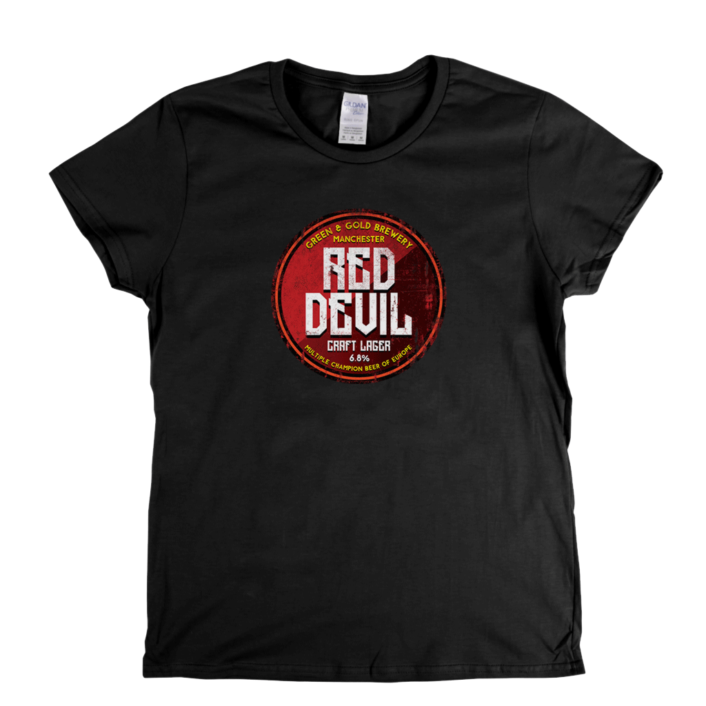 Manchester Beer Label Womens T-Shirt