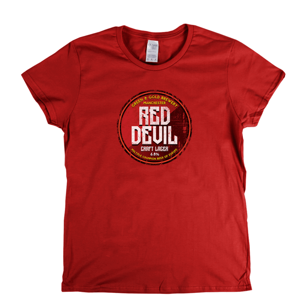 Manchester Beer Label Womens T-Shirt