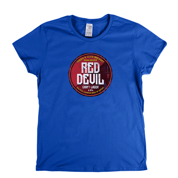 Manchester Beer Label Womens T-Shirt