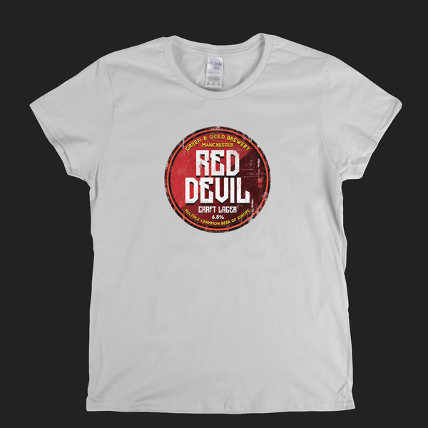 Manchester Beer Label Womens T-Shirt