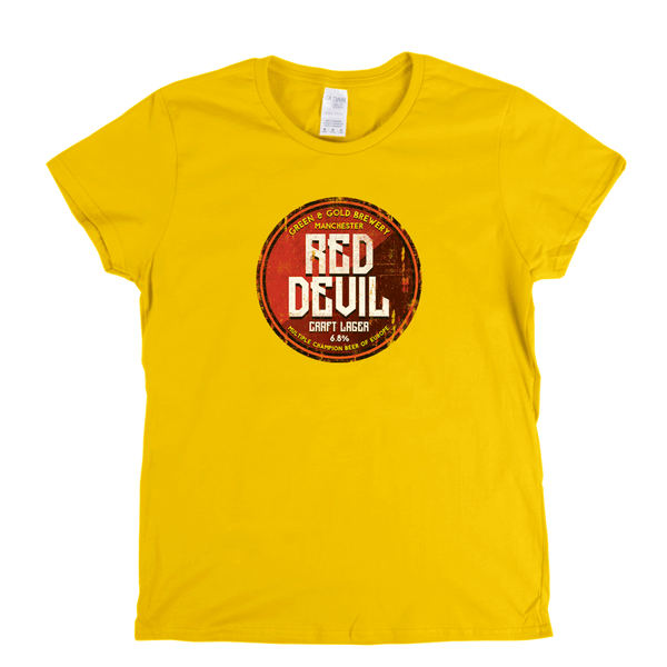 Manchester Beer Label Womens T-Shirt