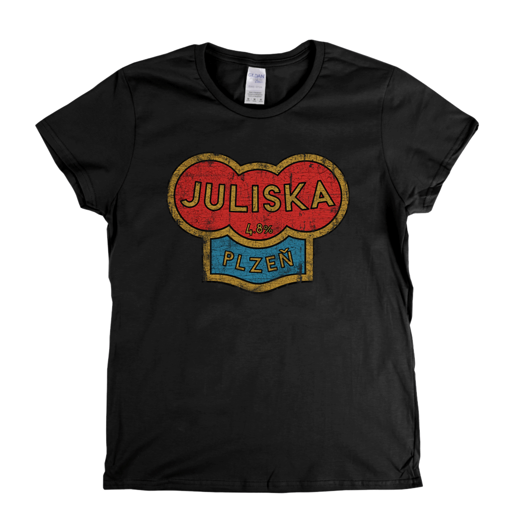 Prague Beer Label Womens T-Shirt