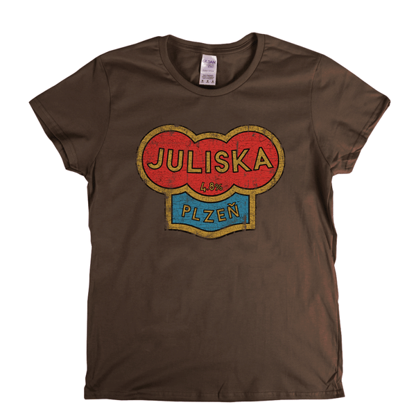 Prague Beer Label Womens T-Shirt
