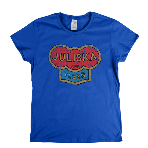 Prague Beer Label Womens T-Shirt