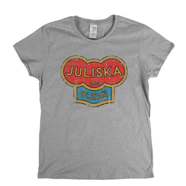 Prague Beer Label Womens T-Shirt