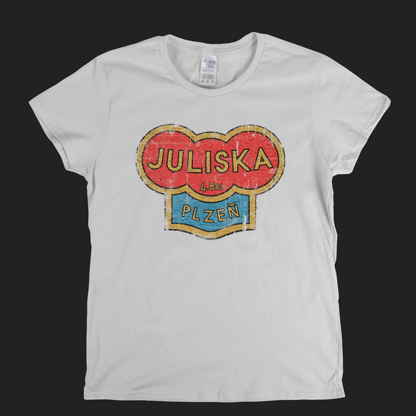Prague Beer Label Womens T-Shirt