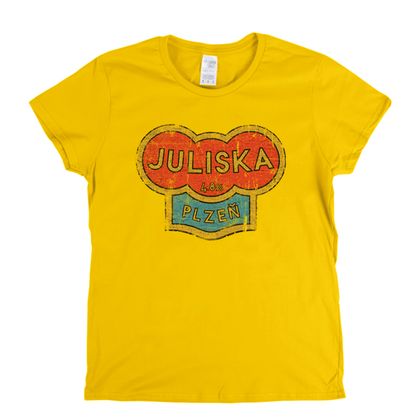 Prague Beer Label Womens T-Shirt