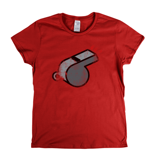 Referees Whistle Womens T-Shirt