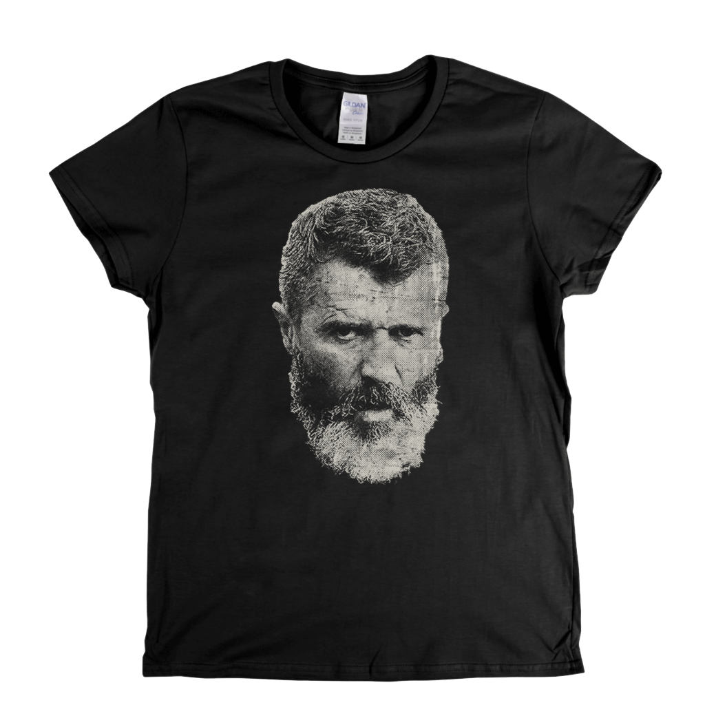 Roy Keane With Beard Womens T-Shirt