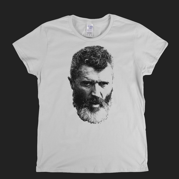 Roy Keane With Beard Womens T-Shirt