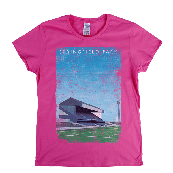 Springfield Park Poster Womens T-Shirt